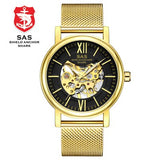 Reloj Hombre Men Skeleton Luxury Mechanical Watch