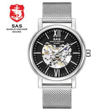 Reloj Hombre Men Skeleton Luxury Mechanical Watch