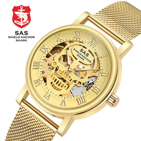Top Brand Luxury Gold Mechanical Watch Men