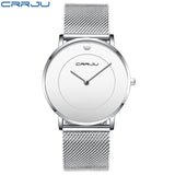 Reloj Hombre CRRJU Ultra thin Fashion Watch Men