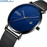 CRRJU Men Watch Top Brand Luxury