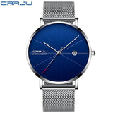 CRRJU Men Watch Top Brand Luxury