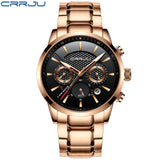 CRRJU Top Brand Luxury Watch Men Waterproof