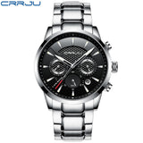 reloj hombre CRRJU Top Brand Luxury Men Watch Waterproof