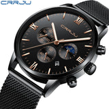 CRRJU Sports Watches Men Watch Luxury Brand