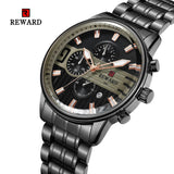 REWARD Chronograph Men Sports Watches Waterproof