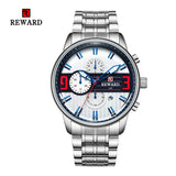 REWARD Chronograph Men Sports Watches Waterproof