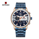 REWARD Chronograph Men Sports Watches Waterproof