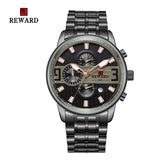 REWARD Chronograph Men Sports Watches Waterproof
