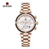 REWARD Women's Watches Luxury Silver