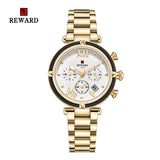 REWARD Women's Watches Luxury Silver