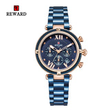 REWARD Women's Watches Luxury Silver