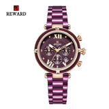 REWARD Women's Watches Luxury Silver