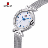 Luxury Rhinestone Watch Women Fashion Silver